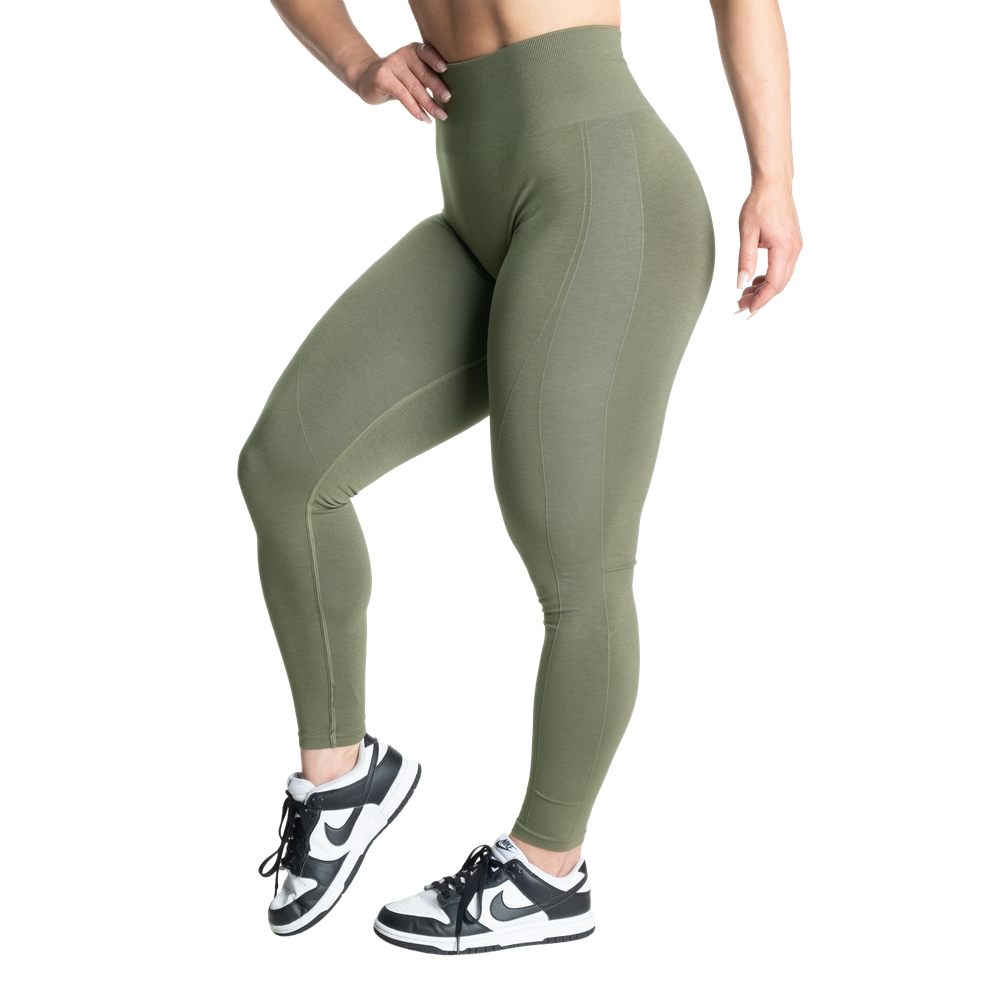 Better Bodies Scrunch Leggings, Washed Green