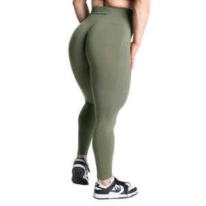 Better Bodies Scrunch Leggings, Washed Green