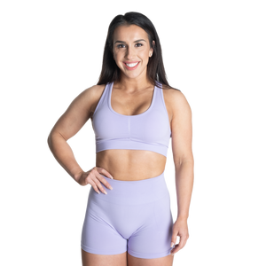 Better Bodies Scrunch Sports Bra, Cool Purple