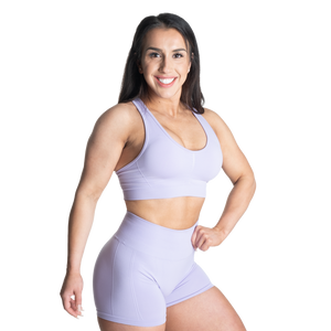 Better Bodies Scrunch Sports Bra, Cool Purple