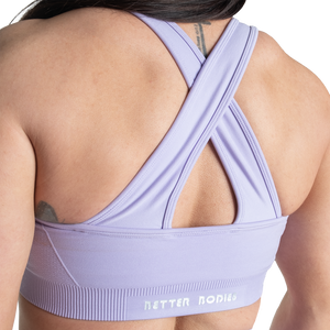 Better Bodies Scrunch Sports Bra, Cool Purple