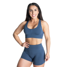 Better Bodies Scrunch Sports Bra, Sky Blue