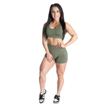 Better Bodies Scrunch Sports Bra, Washed Green