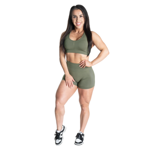 Better Bodies Scrunch Sports Bra, Washed Green