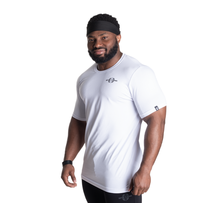 Better Bodies Essential Tapered Tee, White