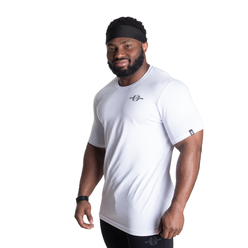 Better Bodies Essential Tapered Tee, White