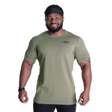 Better Bodies Essential Tapered Tee, Washed Green