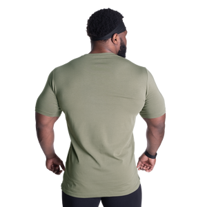 Better Bodies Essential Tapered Tee, Washed Green