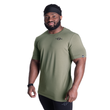 Better Bodies Essential Tapered Tee, Washed Green