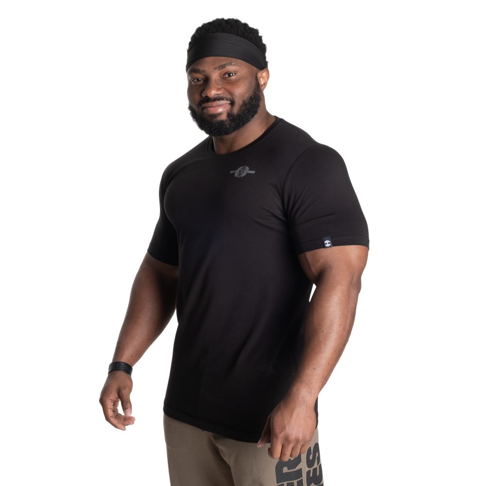 Better Bodies Essential Tapered Tee, Black