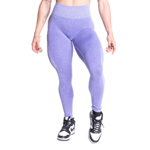 Better Bodies Curve Scrunch Leggings, Athletic purple melange