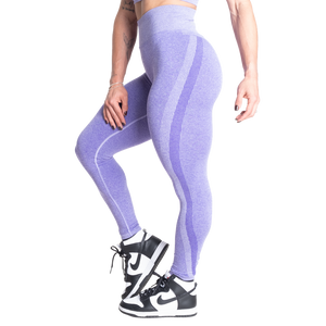 Better Bodies Curve Scrunch Leggings, Athletic purple melange