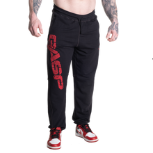 Gasp Vintage Sweat Pants Black/Red Long length