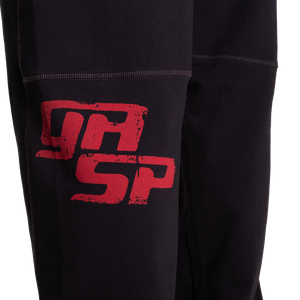 Gasp Vintage Sweat Pants Black/Red Long length