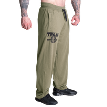 Better Bodies Sweatpants, Washed Green Regural Length