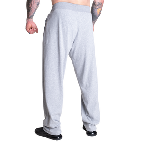 Better Bodies Sweatpants, Grey Melange Long Length