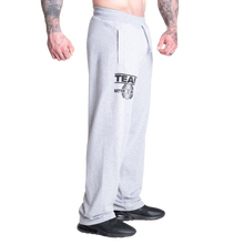 Better Bodies Sweatpants, Grey Melange Long Length