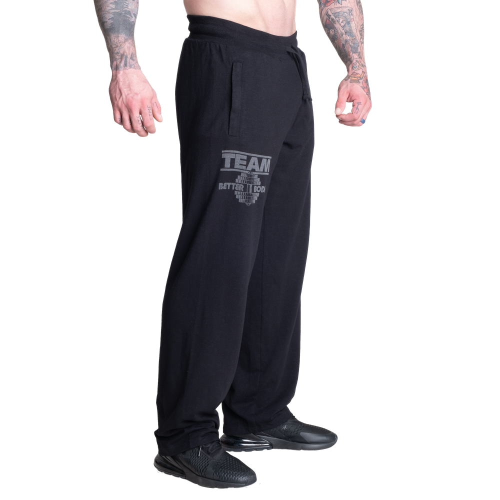 Better Bodies Sweatpants, Black Long Length