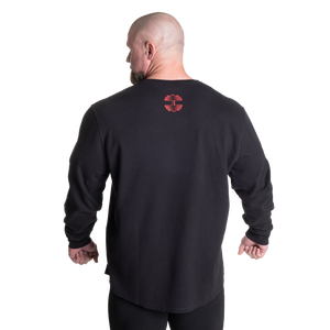 Better Bodies Thermal Team Sweater, Black/Red