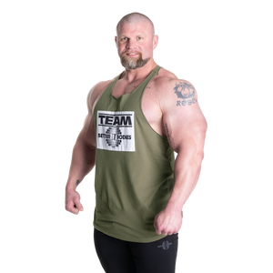 Better Bodies Old school stringer,Washed Green