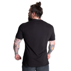 Better Bodies Standard Tee, V-Neck Tapered Tee,Black