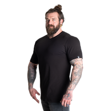 Better Bodies Standard Tee, V-Neck Tapered Tee,Black