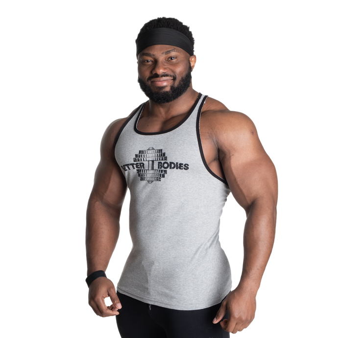 Better Bodies Dumbbell T-Back, Grey Melange