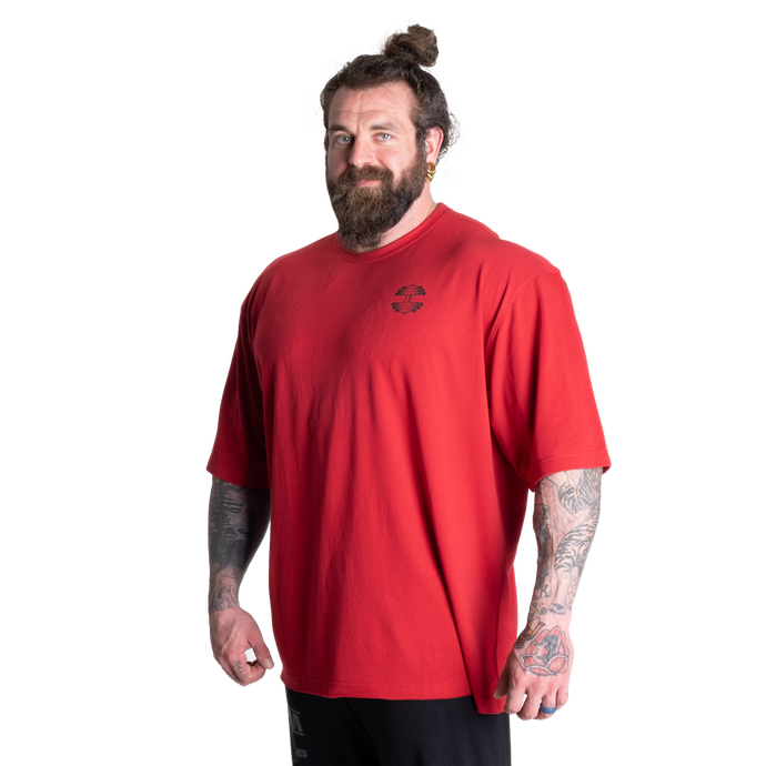 Better Bodies Union Iron Tee, Chili Red