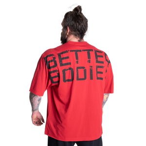 Better Bodies Union Iron Tee, Chili Red