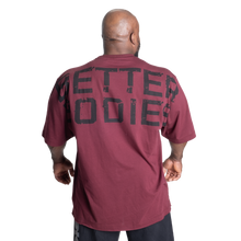 Better Bodies Skull Union Iron Tee, Maroon