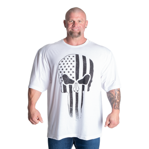 Gasp Skull Division Iron Tee, White