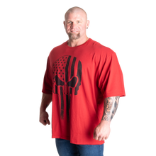 Gasp Skull Division Iron Tee, Chili Red