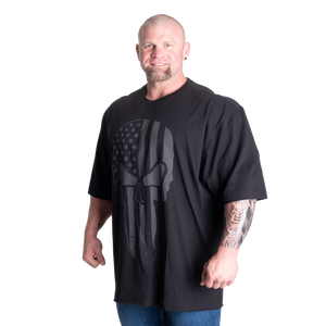 Gasp Skull Division Iron Tee, Black