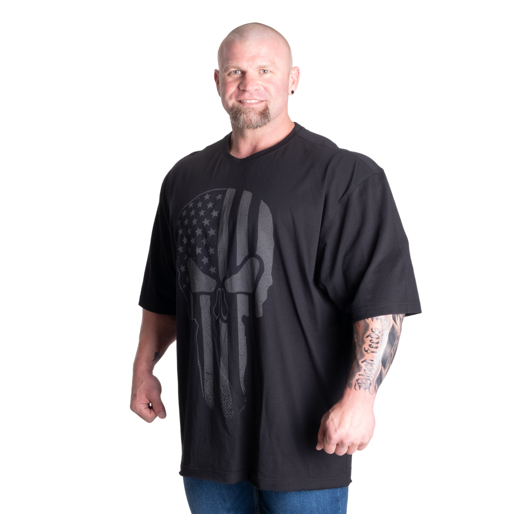 Gasp Skull Division Iron Tee, Black