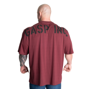 Gasp Skull Division Iron Tee, Maroon