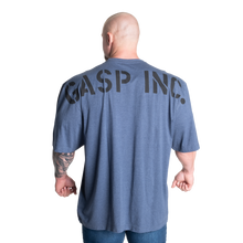 Gasp Skull Division Iron Tee, Sky Blue Melange