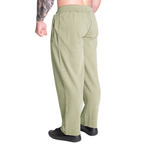 Gasp Acid Logo Sweatpant, Acid washed green Long Length