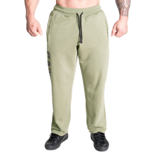 Gasp Acid Logo Sweatpant, Acid washed green Long Length