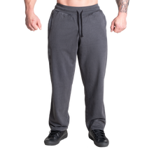 Gasp Acid Logo Sweatpant, Acid washed Black Regural Length