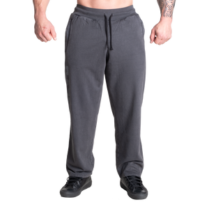 Gasp Acid Logo Sweatpant, Acid washed Black Regural Length