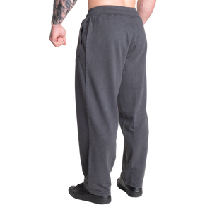 Gasp Acid Logo Sweatpant, Acid washed Black Regural Length