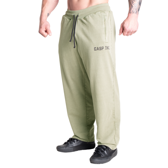 Gasp Acid  Sweatpant, Acid washed green Long Length