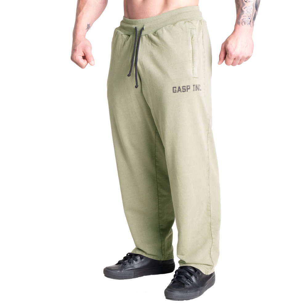 Gasp Acid  Sweatpant, Acid washed green Long Length