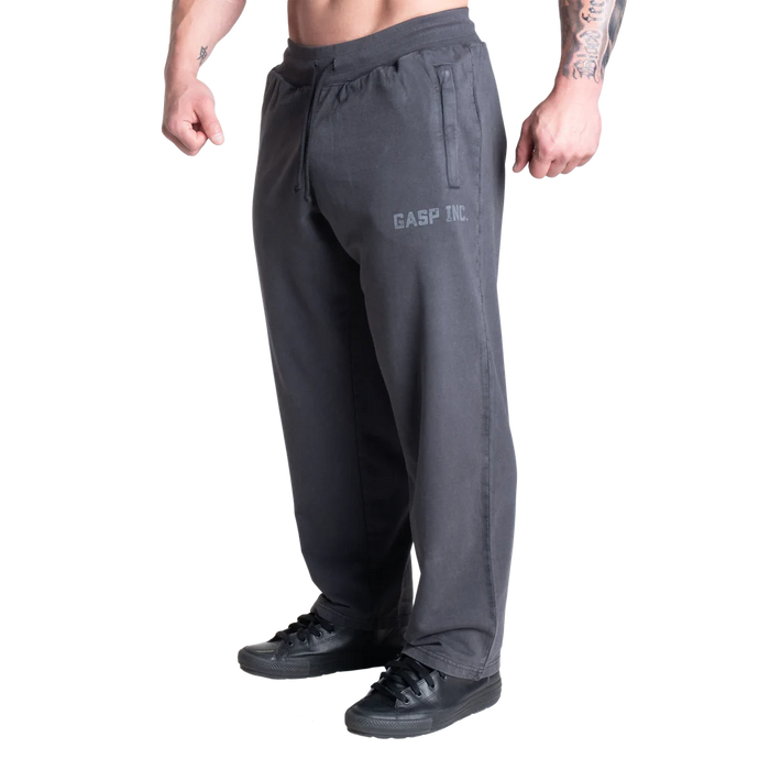 Gasp Acid  Sweatpant, Acid washed black Regural Length