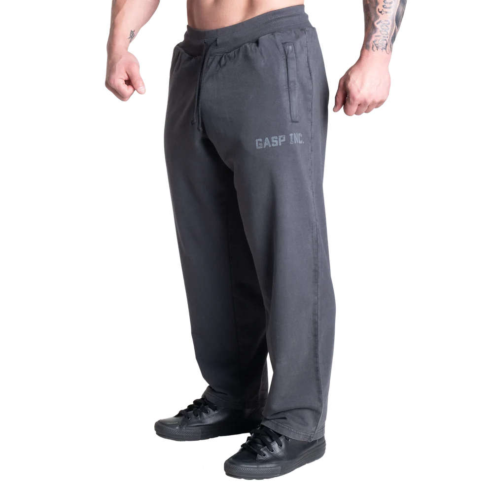 Gasp Acid  Sweatpant, Acid washed black Regural Length