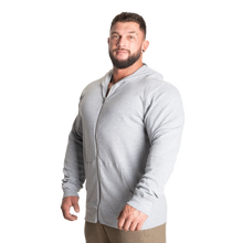 Better Bodies Light Zip Hoodie, Light Grey Melange