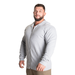 Better Bodies Light Zip Hoodie, Light Grey Melange