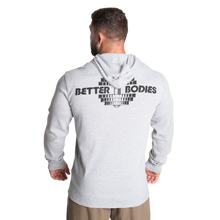 Better Bodies Light Zip Hoodie, Light Grey Melange