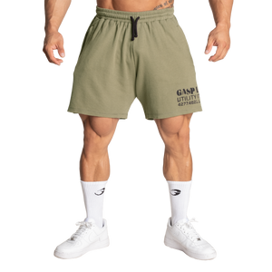 Gasp Thermal shorts 6", Washed Green