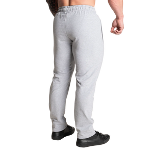 Better Bodies Original Standard Sweatpants, Light Grey Melange Long Length